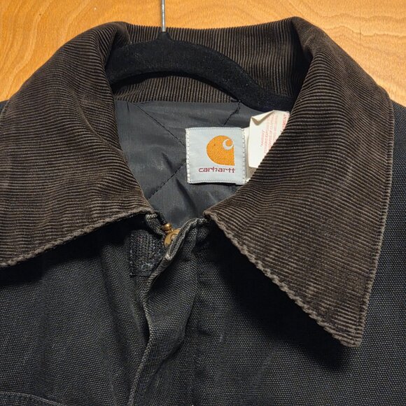 Carhartt Jacket Black Size 46 Heavy - Picture 3 of 10